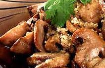 Вкусные грибы жареные с орехами