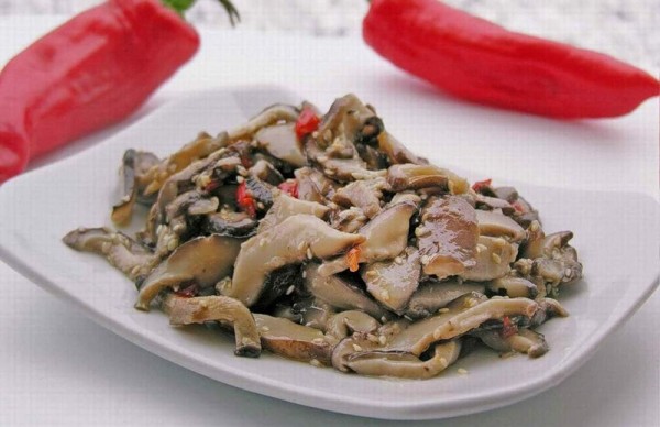 Грибы жаренные с лимонным соком